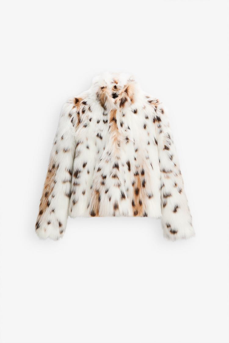 Mallory | Leopard Faux Fur Jacket