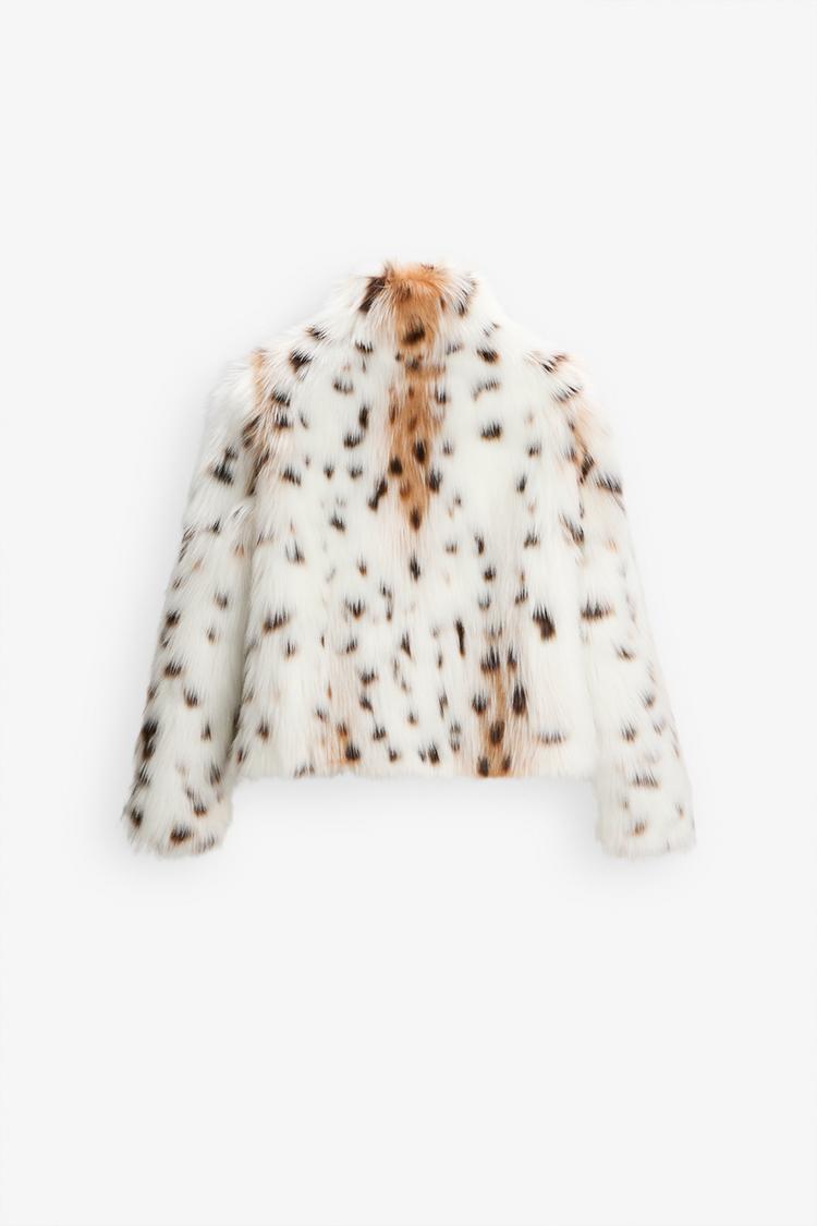 Mallory | Leopard Faux Fur Jacket