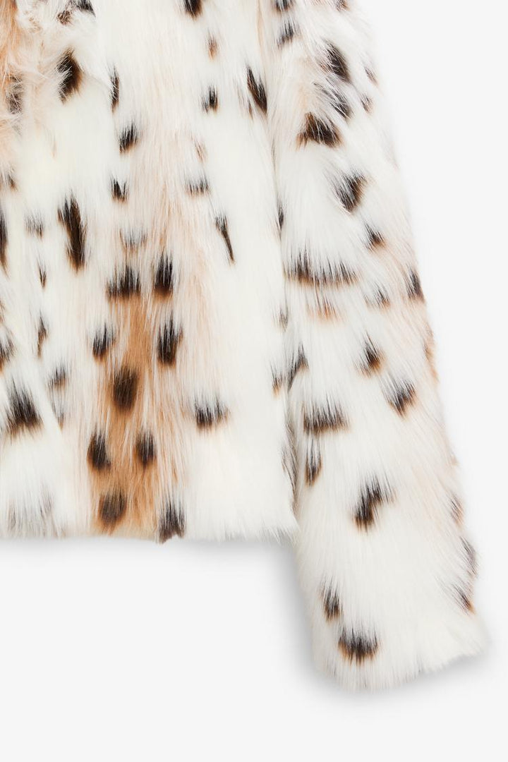 Mallory | Leopard Faux Fur Jacket