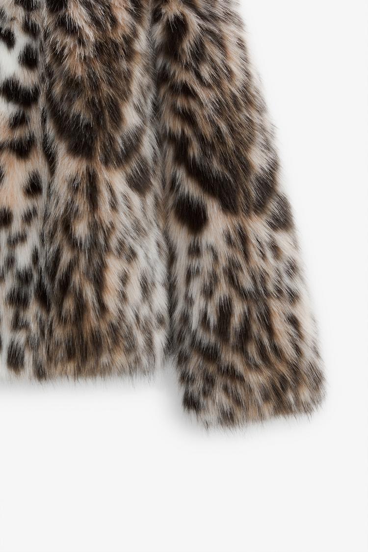 Mallory | Leopard Faux Fur Jacket