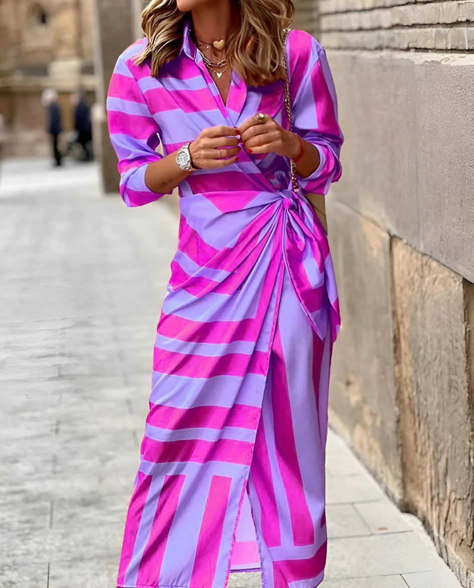 Alina | Printed Wrap Dress