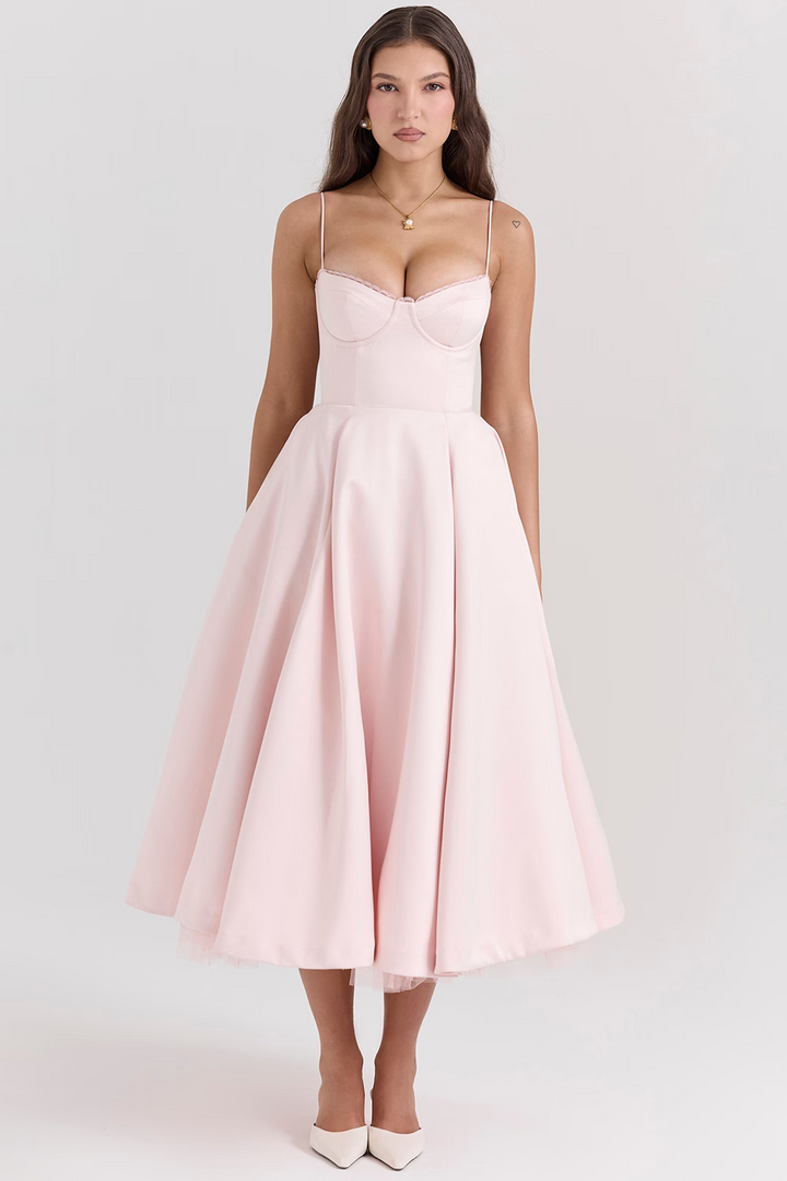 Elouise | Elegant Satin Party Dress