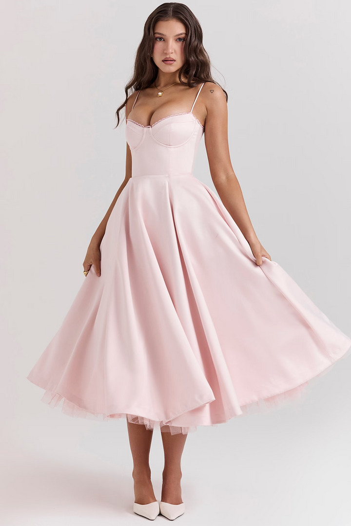 Elouise | Elegant Satin Party Dress