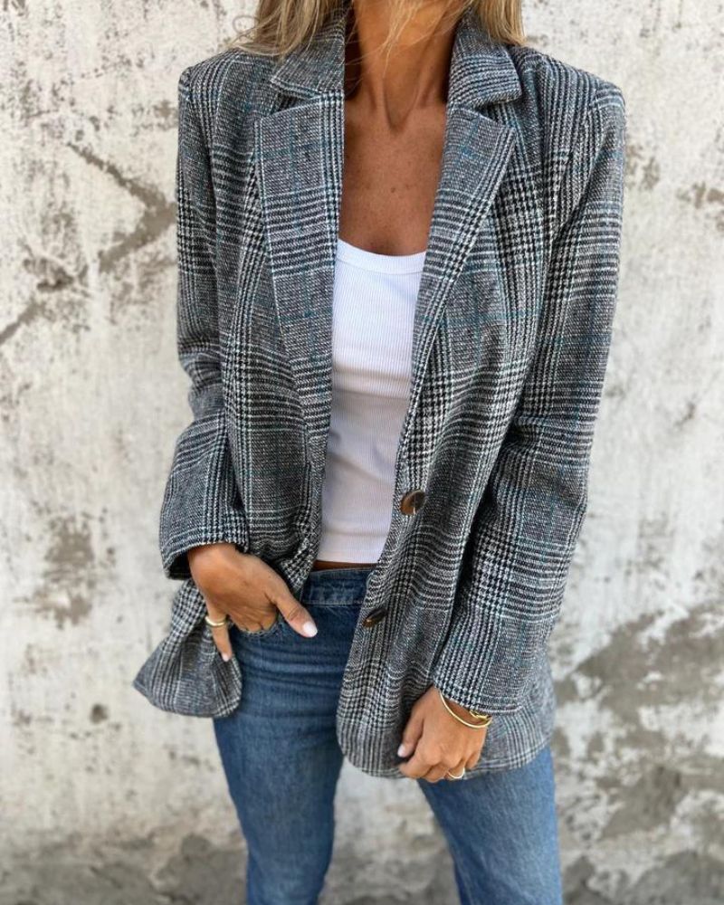 Darcy | Timeless Checked Blazer