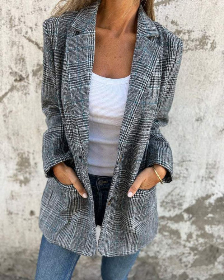 Darcy | Timeless Checked Blazer