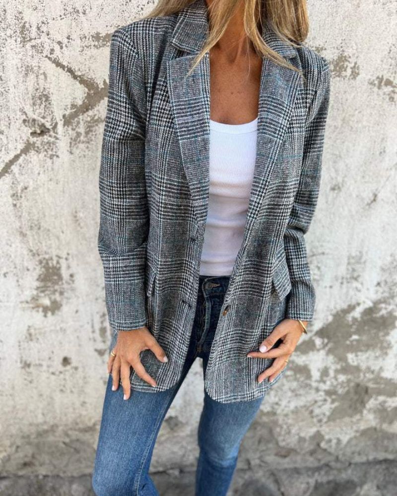 Darcy | Timeless Checked Blazer