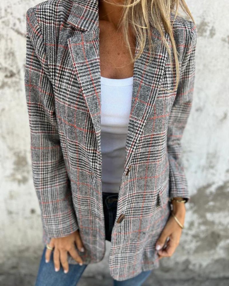 Darcy | Timeless Checked Blazer