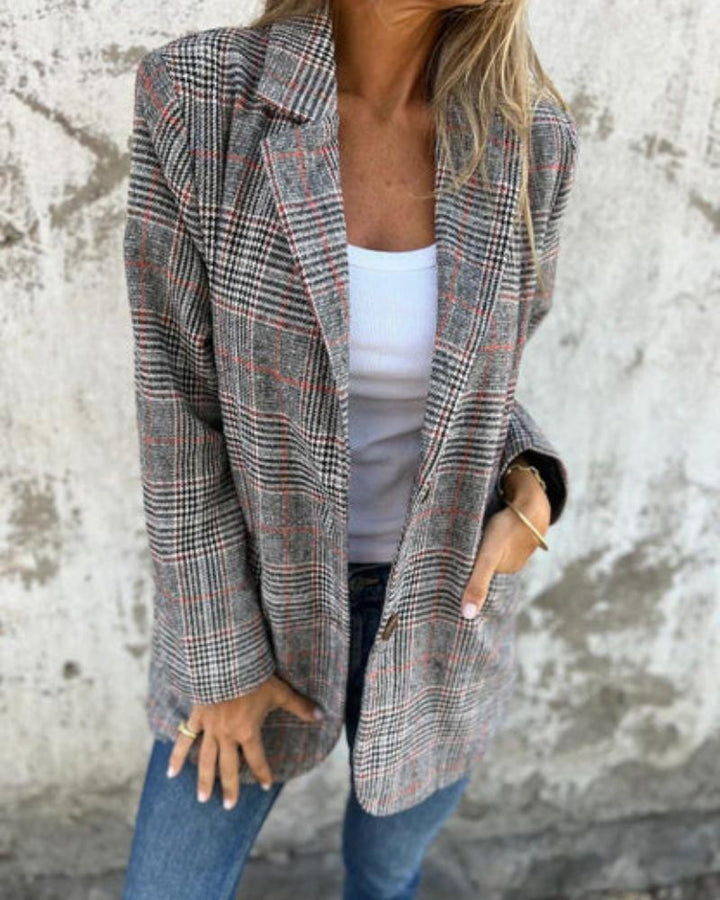 Darcy | Timeless Checked Blazer