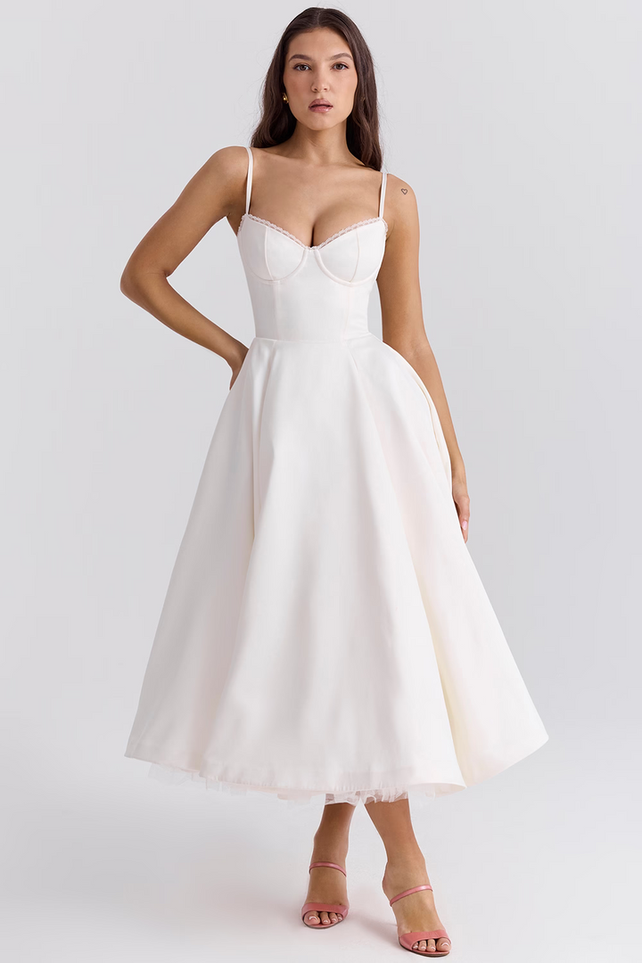 Elouise | Elegant Satin Party Dress