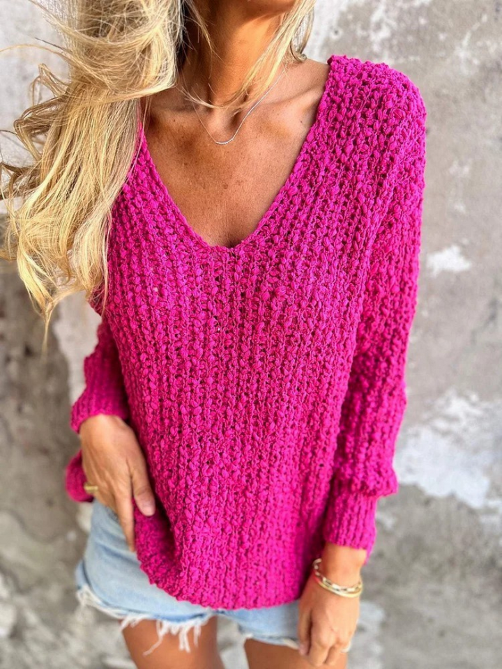 Aliya | Cozy Textured Knit Sweater