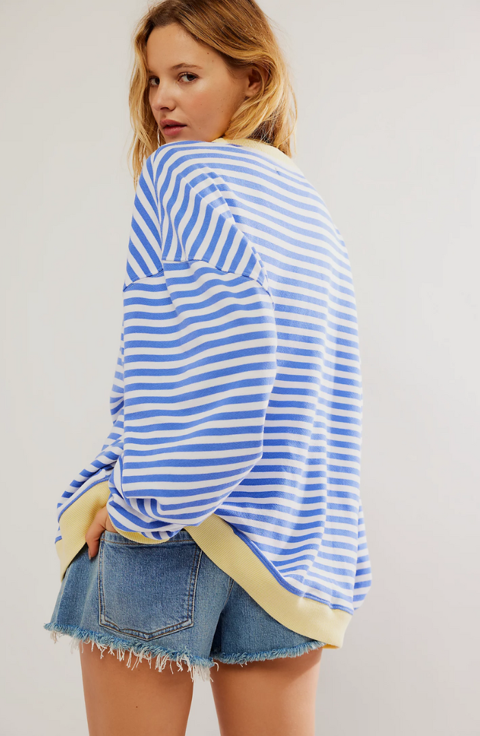 Aine | Striped Oversized Sweater