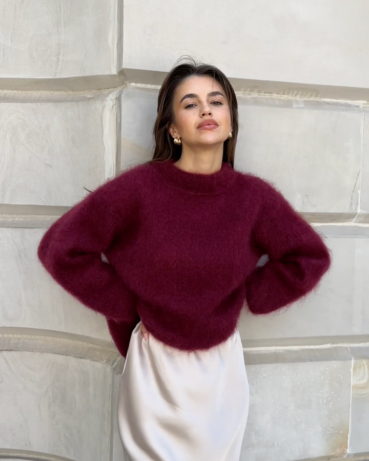 Lindsay | Mohair Crewneck