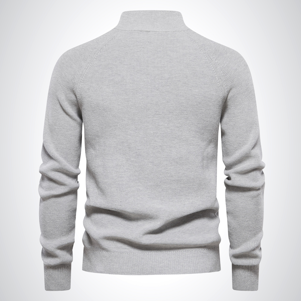 Aiden | Cotton Half-Zip Jumper