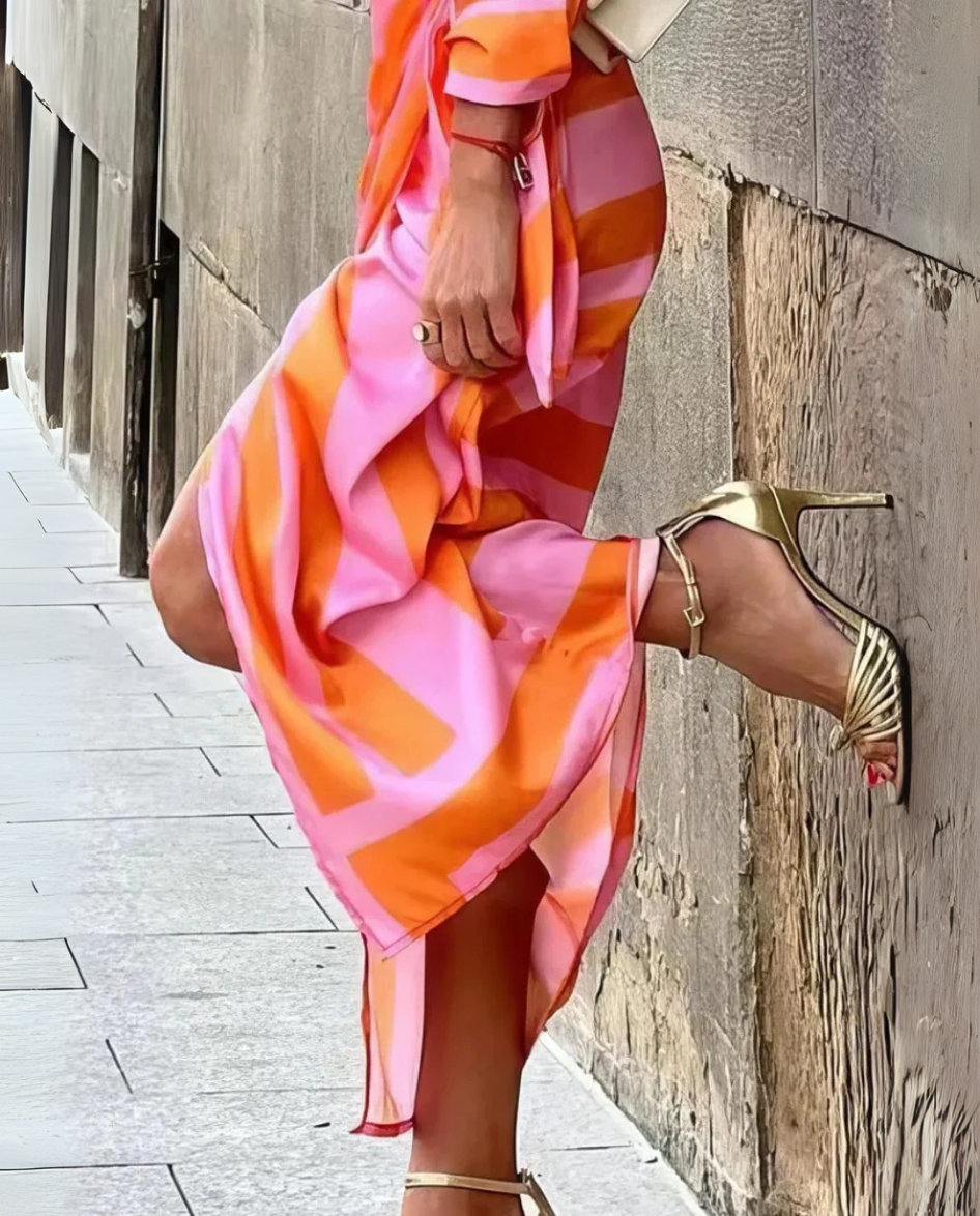 Alina | Printed Wrap Dress