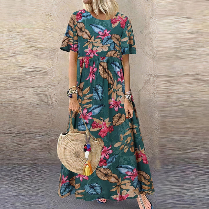 Cassidy | Vibrant Floral Maxi Dress