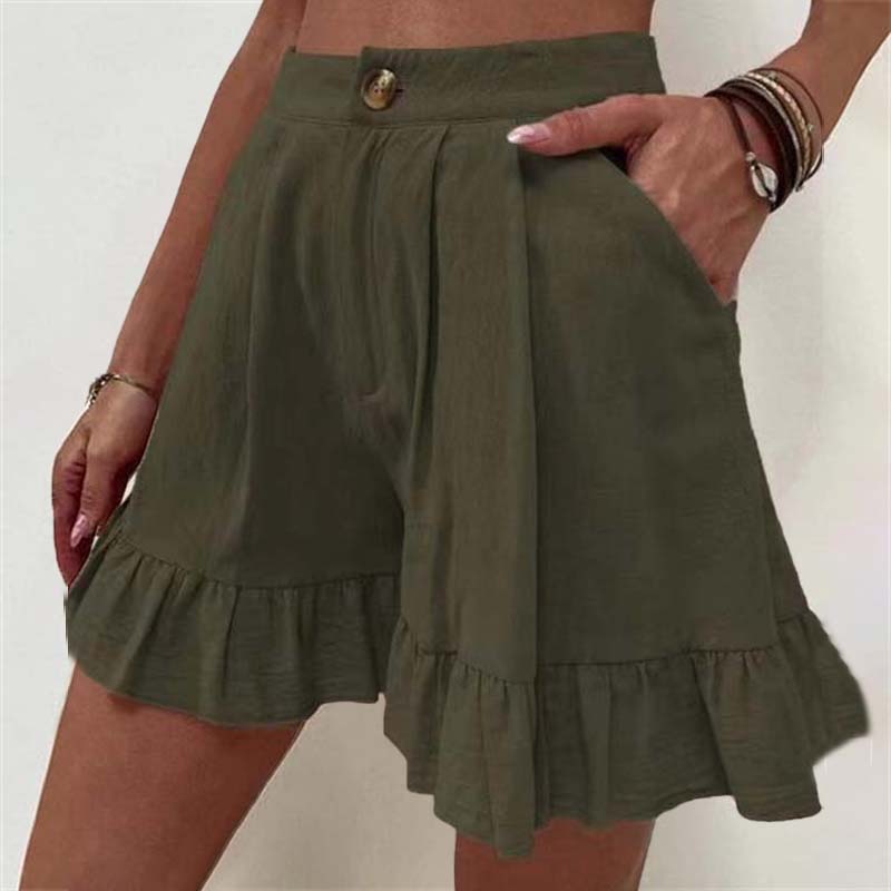 Ruth | Casual Ruffled Shorts