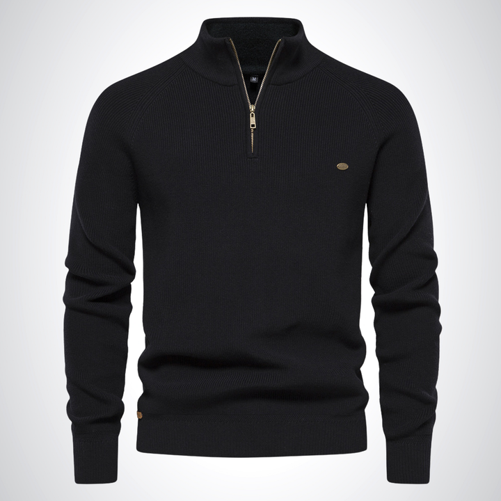 Aiden | Cotton Half-Zip Jumper