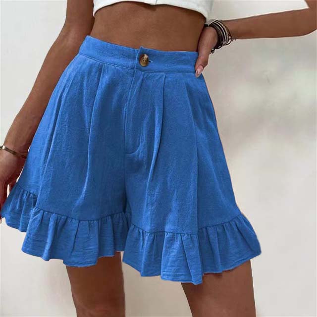 Ruth | Casual Ruffled Shorts