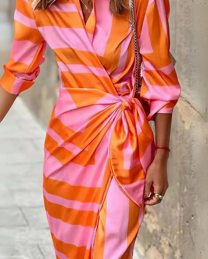 Alina | Printed Wrap Dress