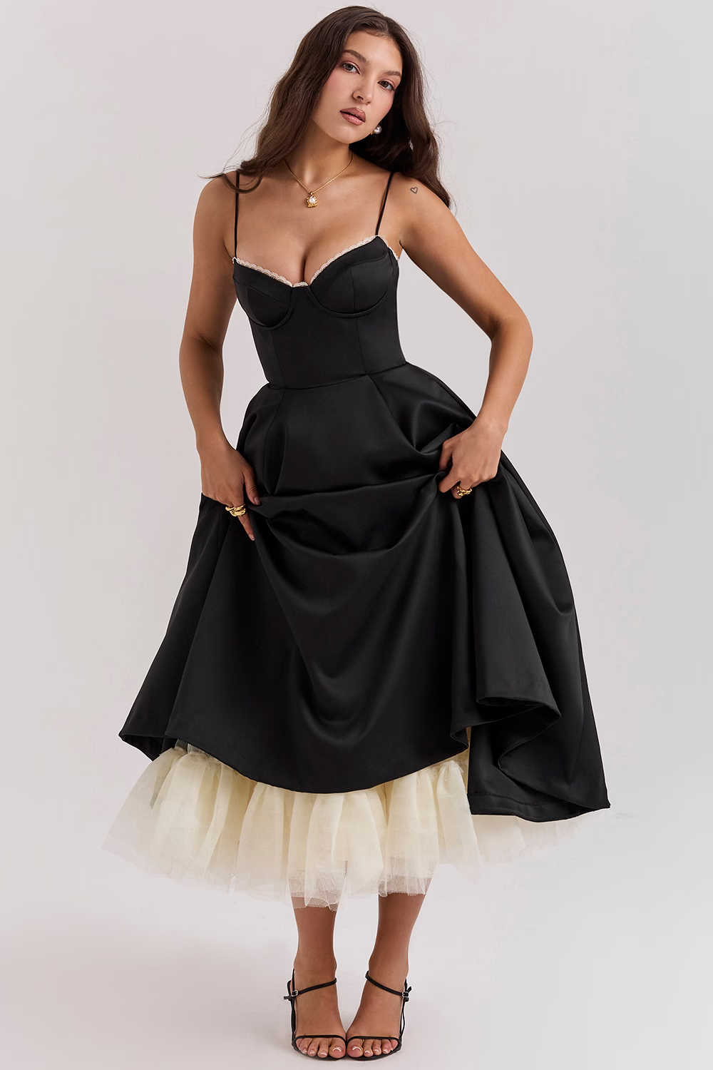 Elouise | Elegant Satin Party Dress