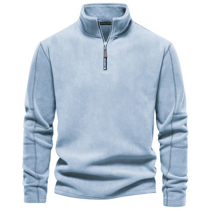 Joshua | Fleece Pullover with Quarter Zipper