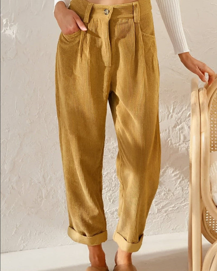 Janna | Stylish Corduroy Trousers