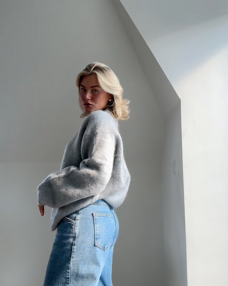 Lindsay | Mohair Crewneck