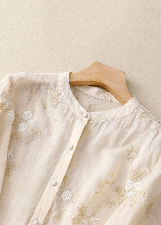 Kenna | Embroidered Cotton Blouse