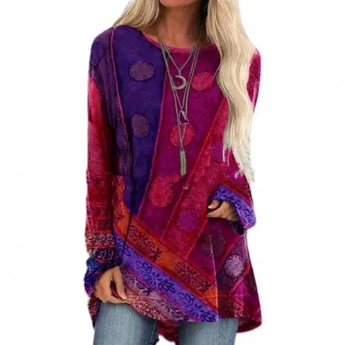 Britney | Boho Long Sleeve Shirt