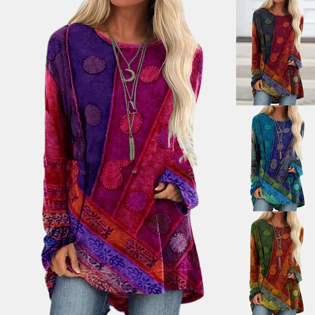 Britney | Boho Long Sleeve Shirt