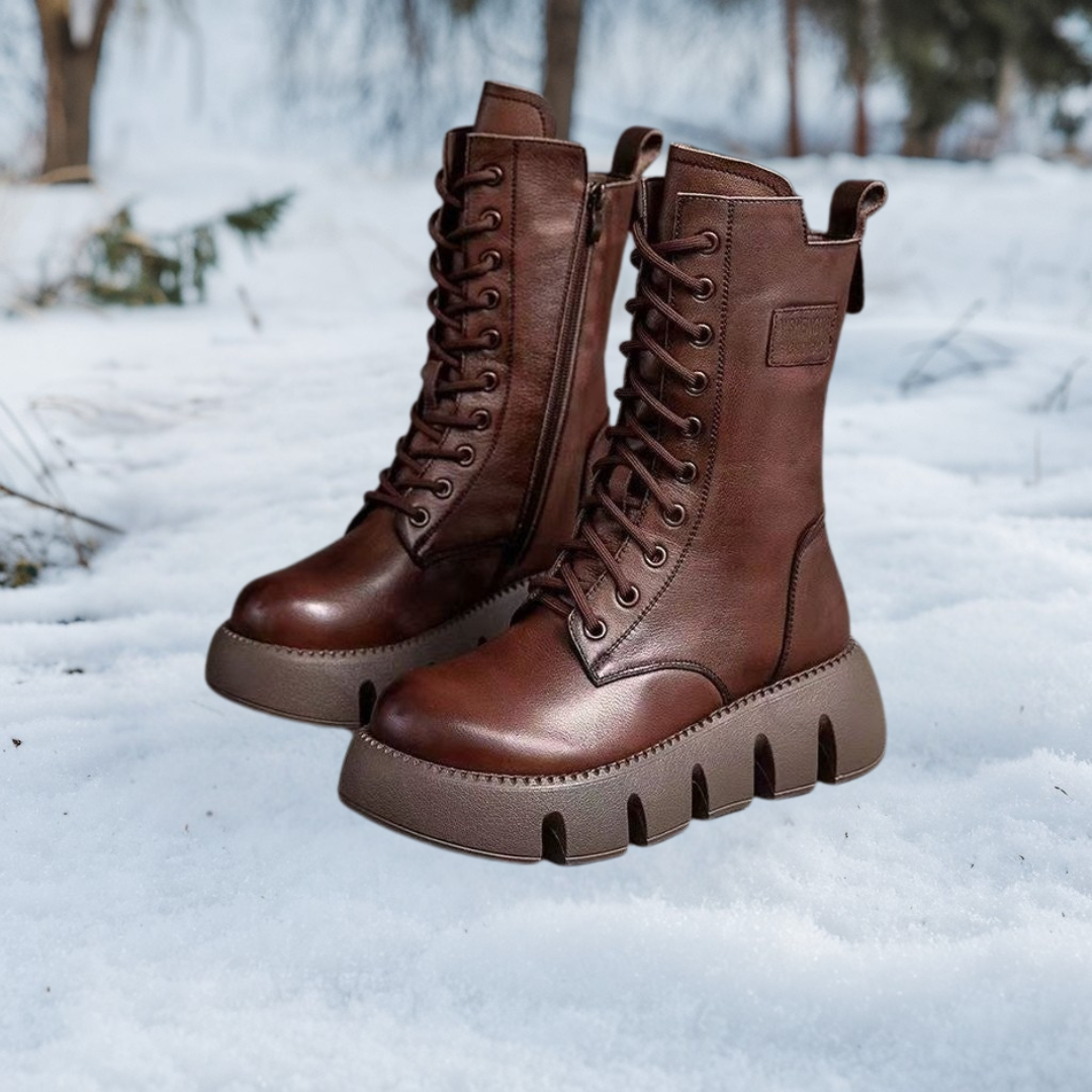 Alisa | Orthopedic Leather Winter Boots