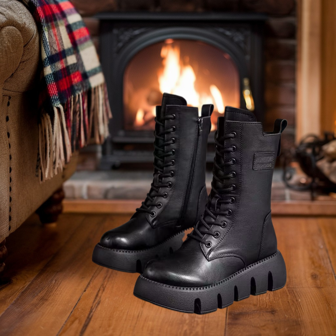 Alisa | Orthopedic Leather Winter Boots