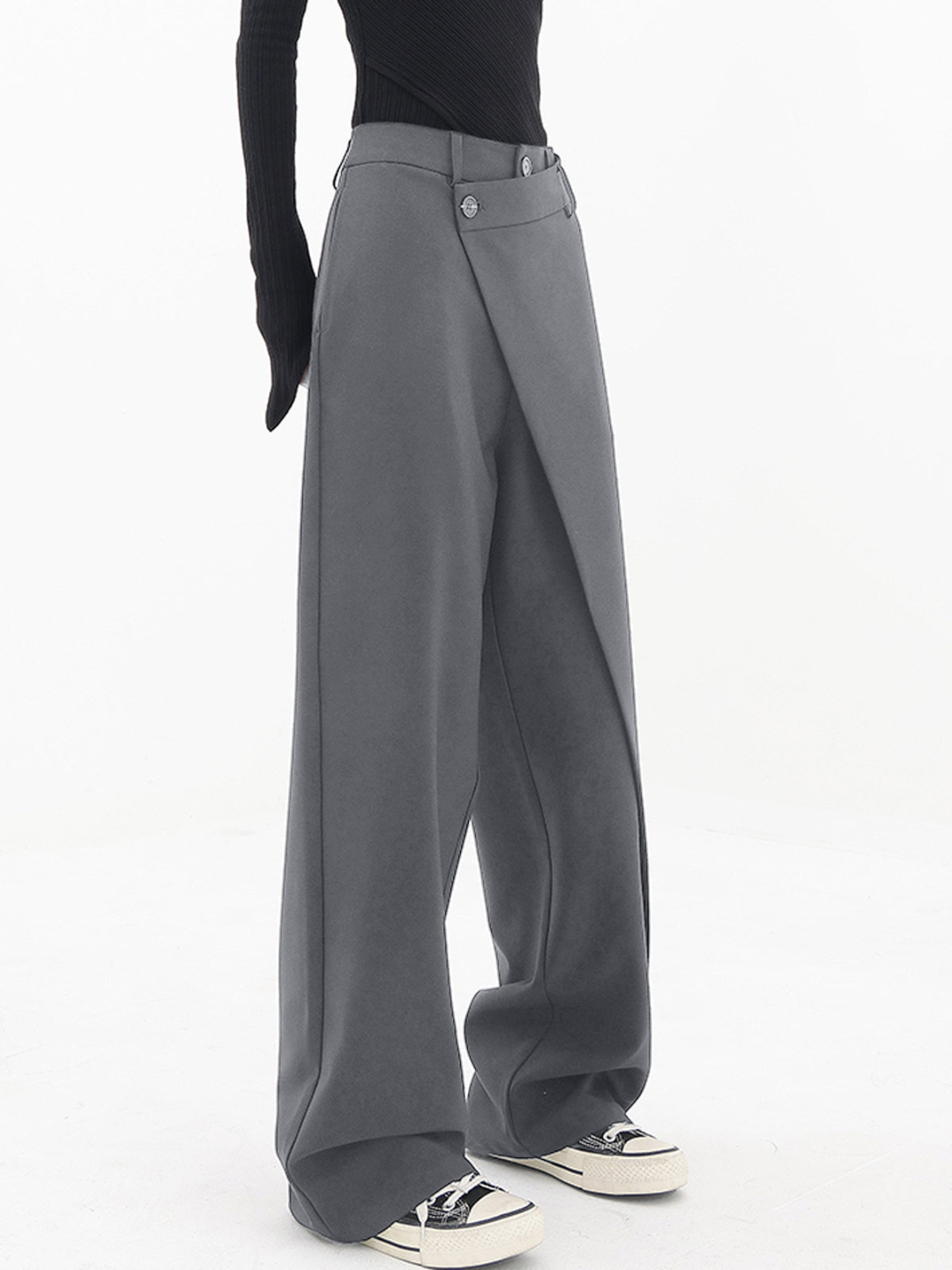 Vera | Asymmetric Baggy Pants