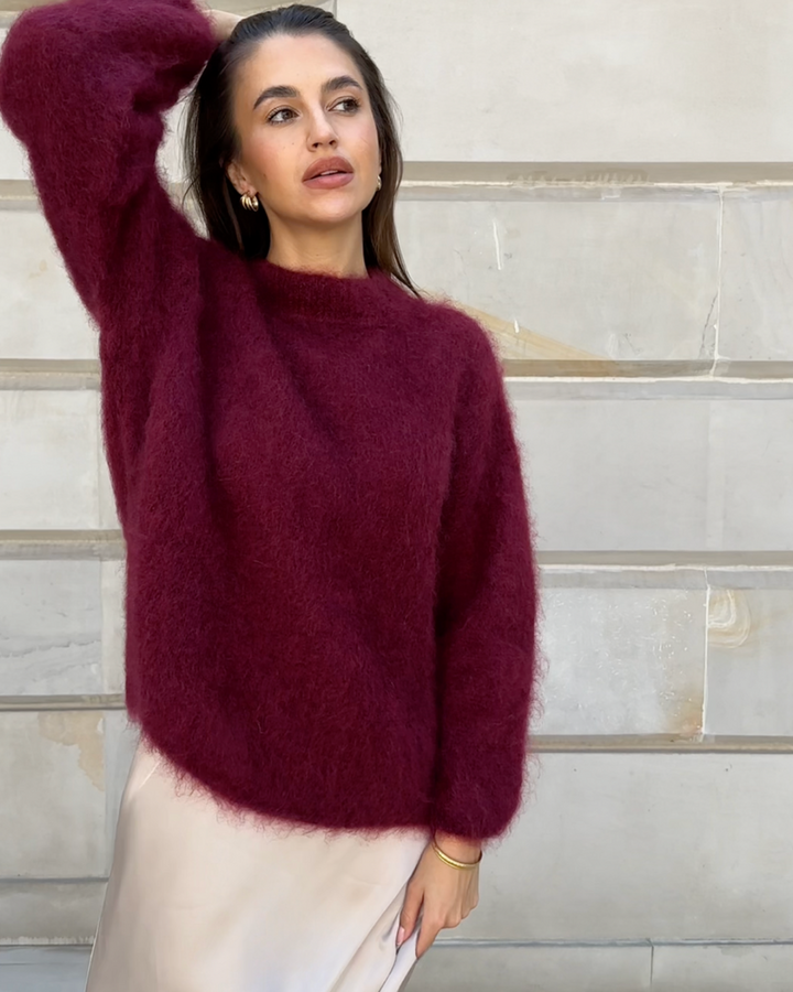 Lindsay | Mohair Crewneck