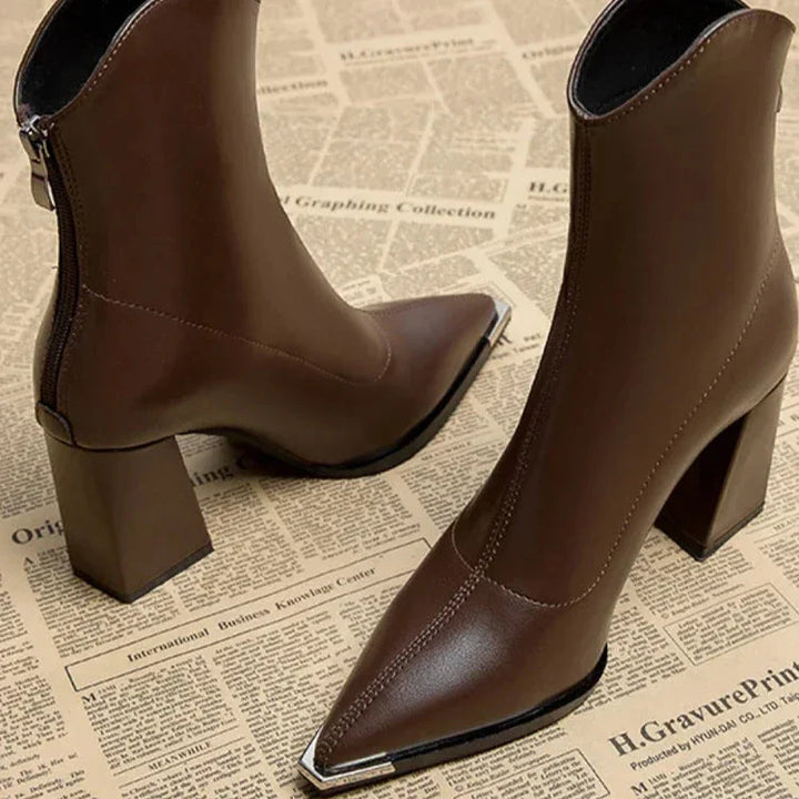 Kendra | Chrome Tip Chelsea Boots