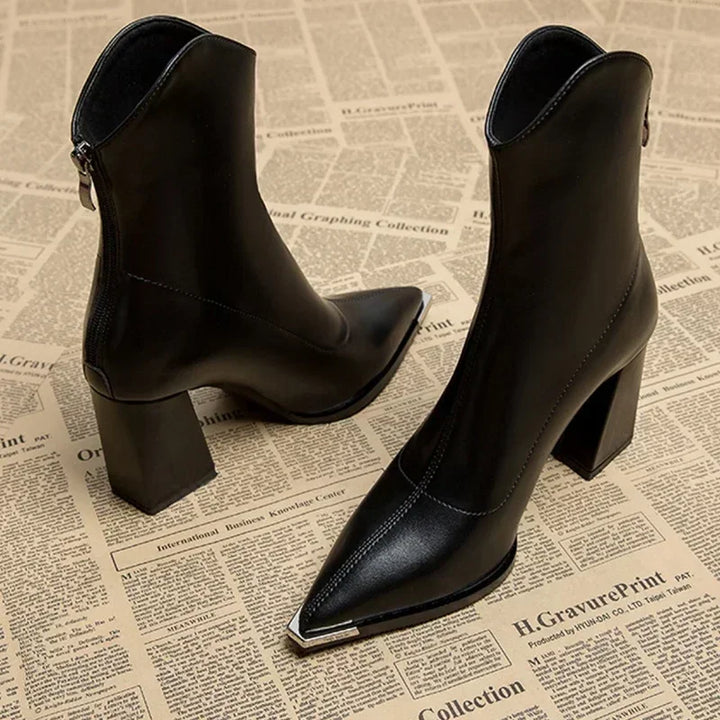 Kendra | Chrome Tip Chelsea Boots