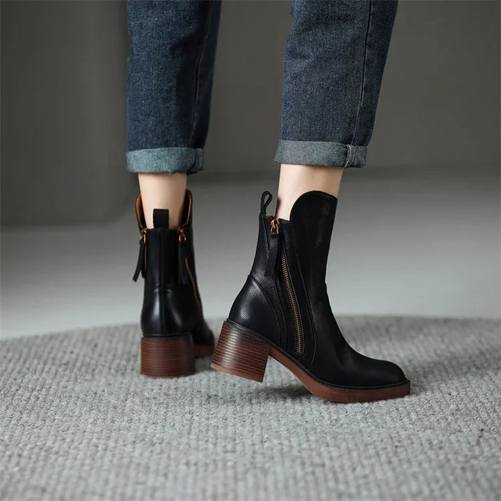 Grazia | Leather Ankle Boots