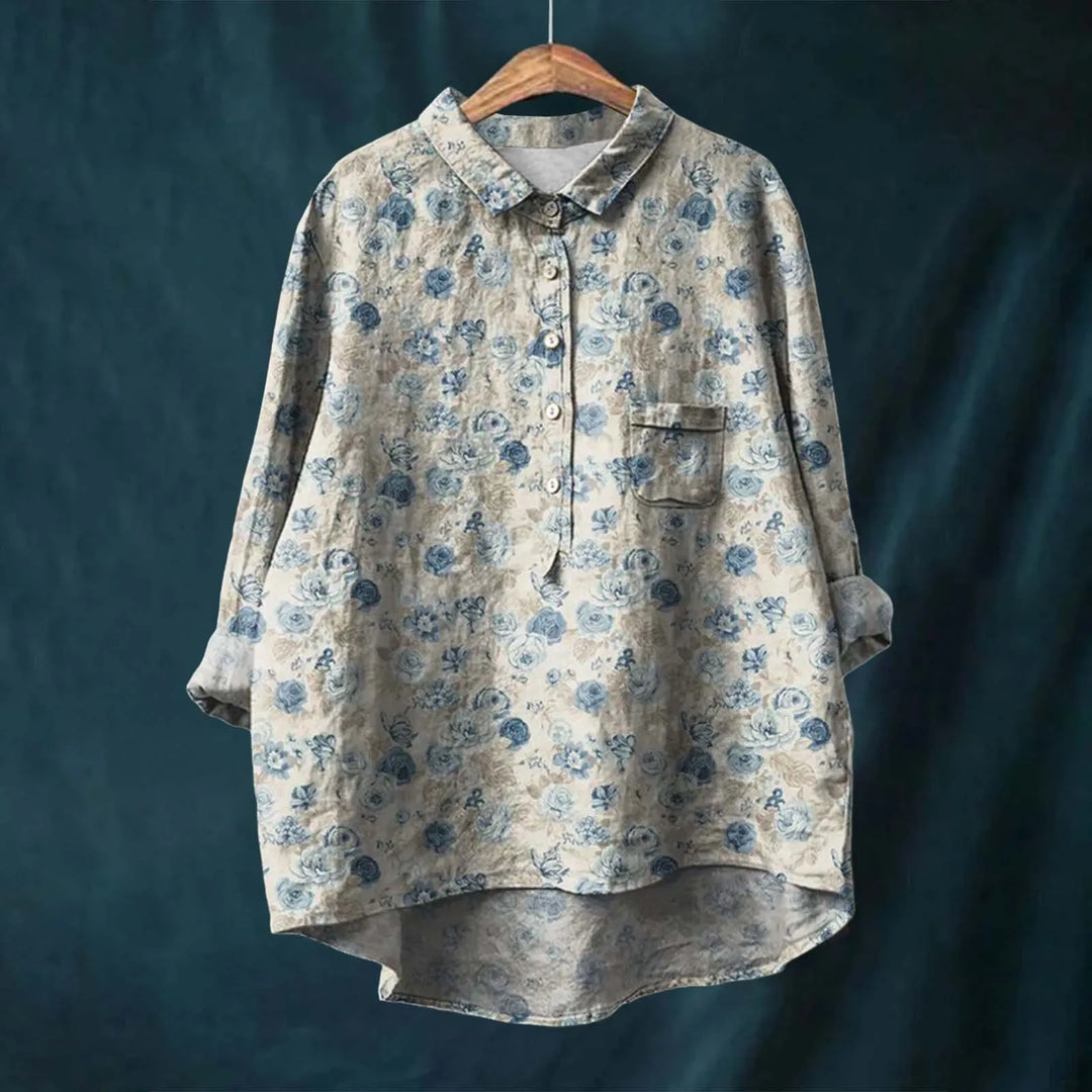 Natasha | Elegant Floral Shirt