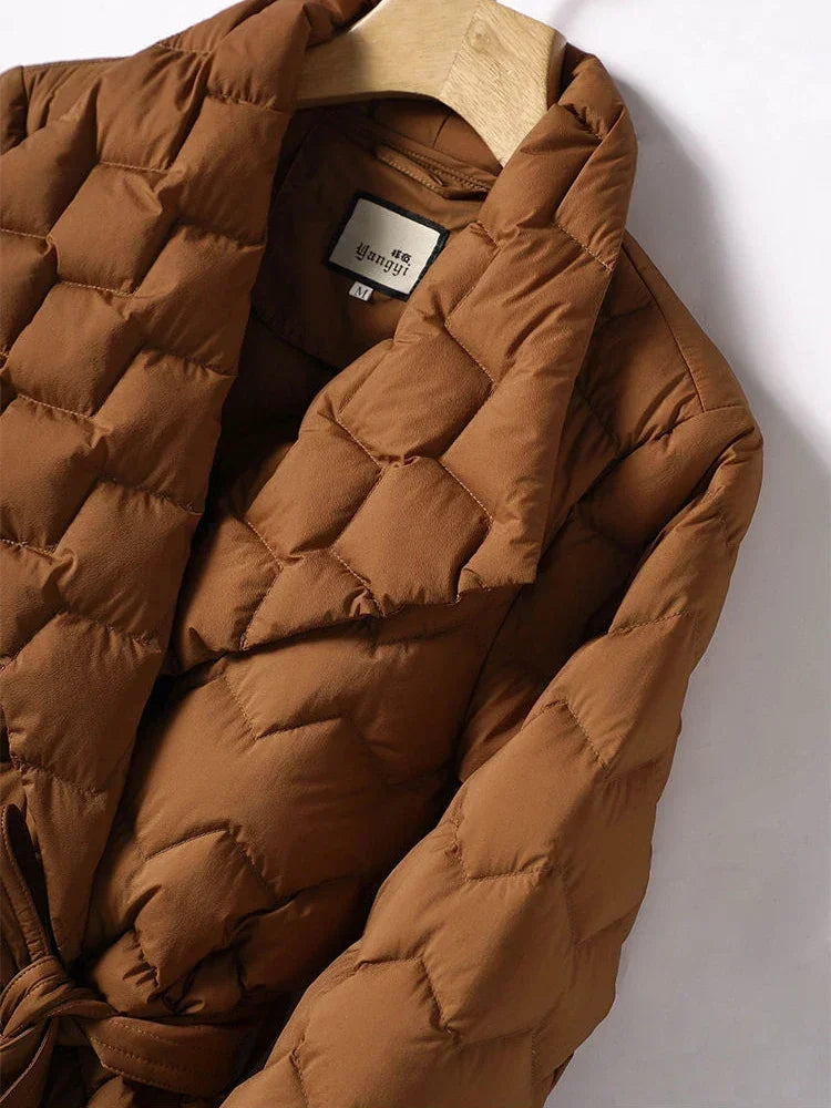 Brigid | Elegance Belted Down Parka