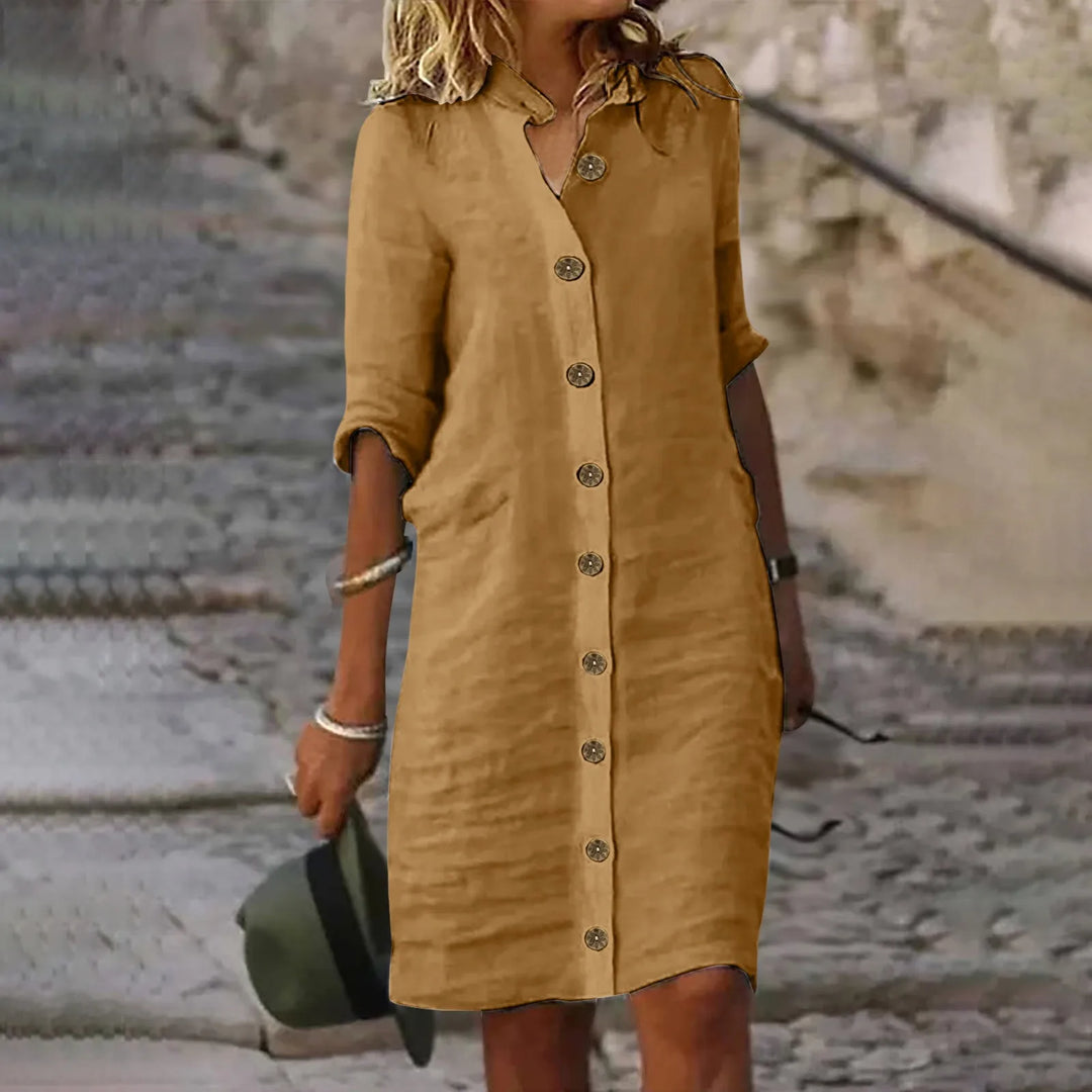 Roxy | Casual Midi Shirt Dress