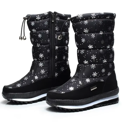 Ariel | Non-Slip Waterproof Faux Fur Snow Boots