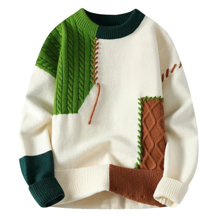 Finn | Statement Patchwork Sweater