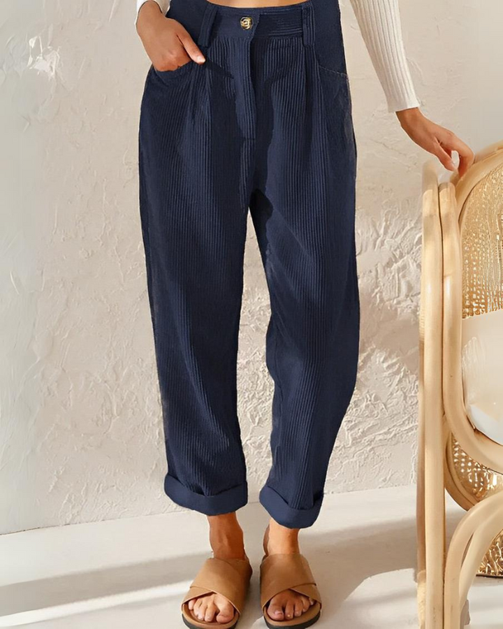 Janna | Stylish Corduroy Trousers