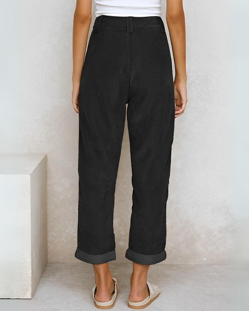 Janna | Stylish Corduroy Trousers