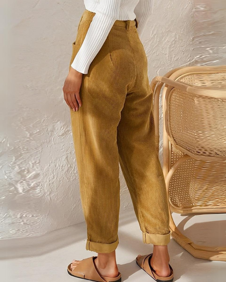 Janna | Stylish Corduroy Trousers