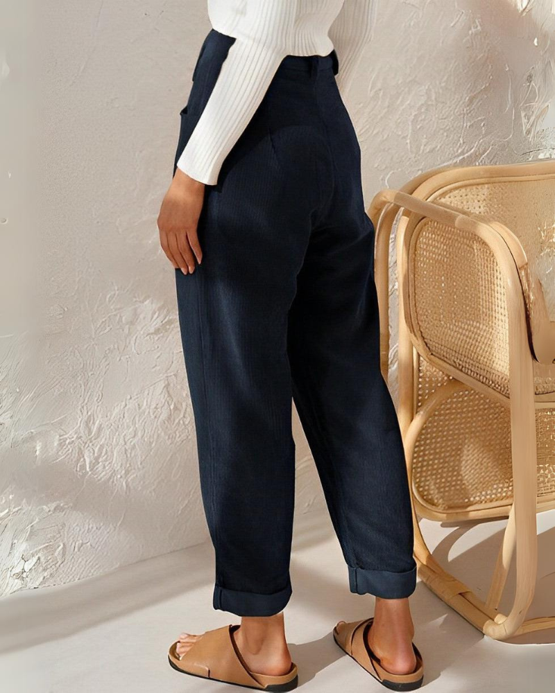 Janna | Stylish Corduroy Trousers