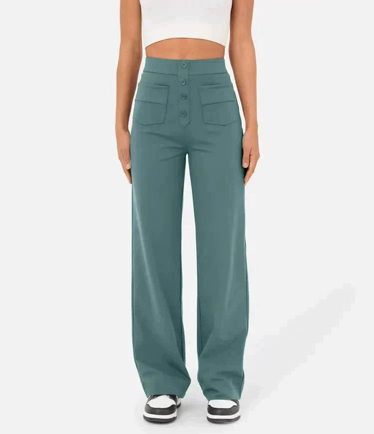 Lucia | High-waisted elastic casual pants