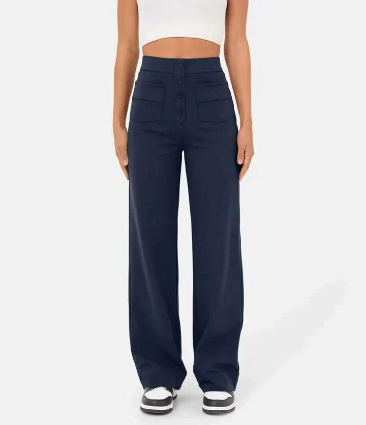 Lucia | High-waisted elastic casual pants