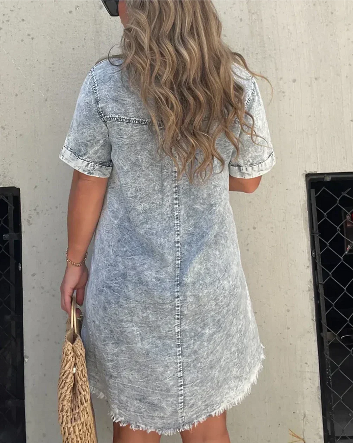 Nayeli | Denim Shirt Dress