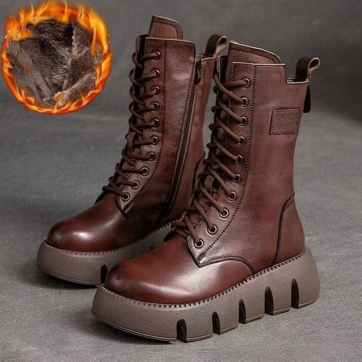 Alisa | Orthopedic Leather Winter Boots